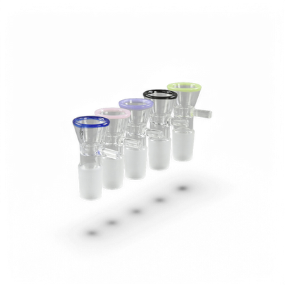 Bong Kopf 18,8 mm mit farbigem Rand