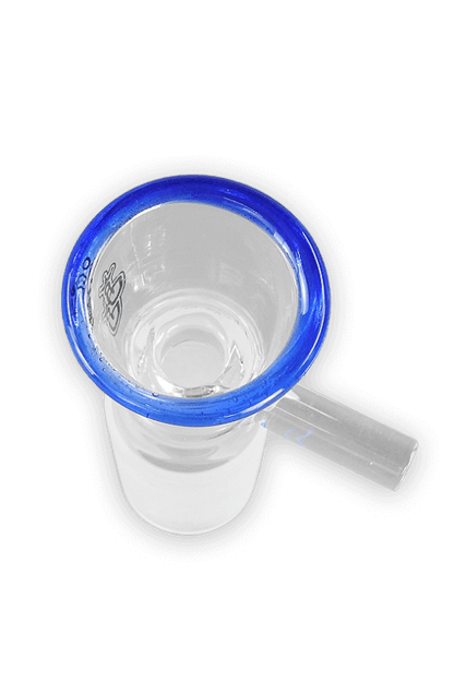 Bong Kopf aus Glas mit Farb-Rand
