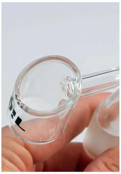 Borosilikatglas Dabbing Banger NS 14 für Öl und Wax
