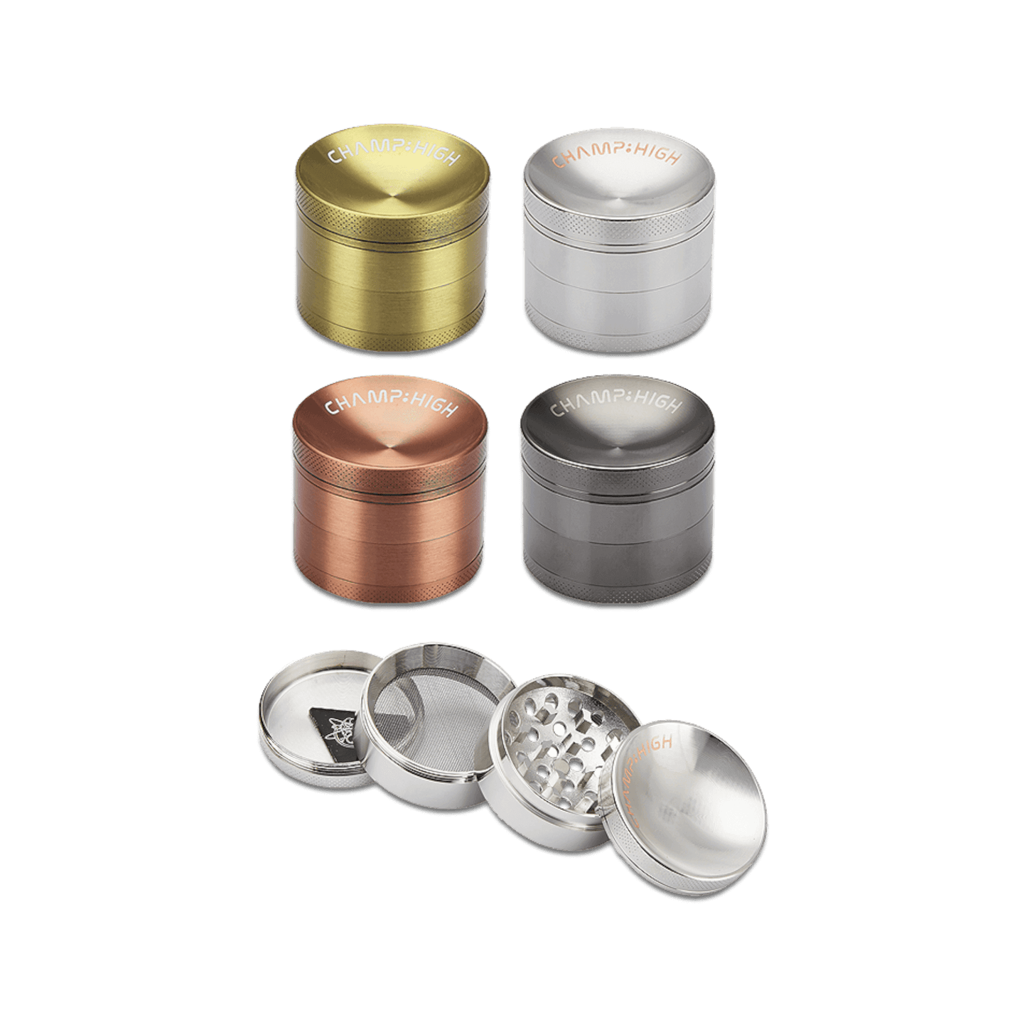 Champ High Curved Grinder 4-teilig 50mm