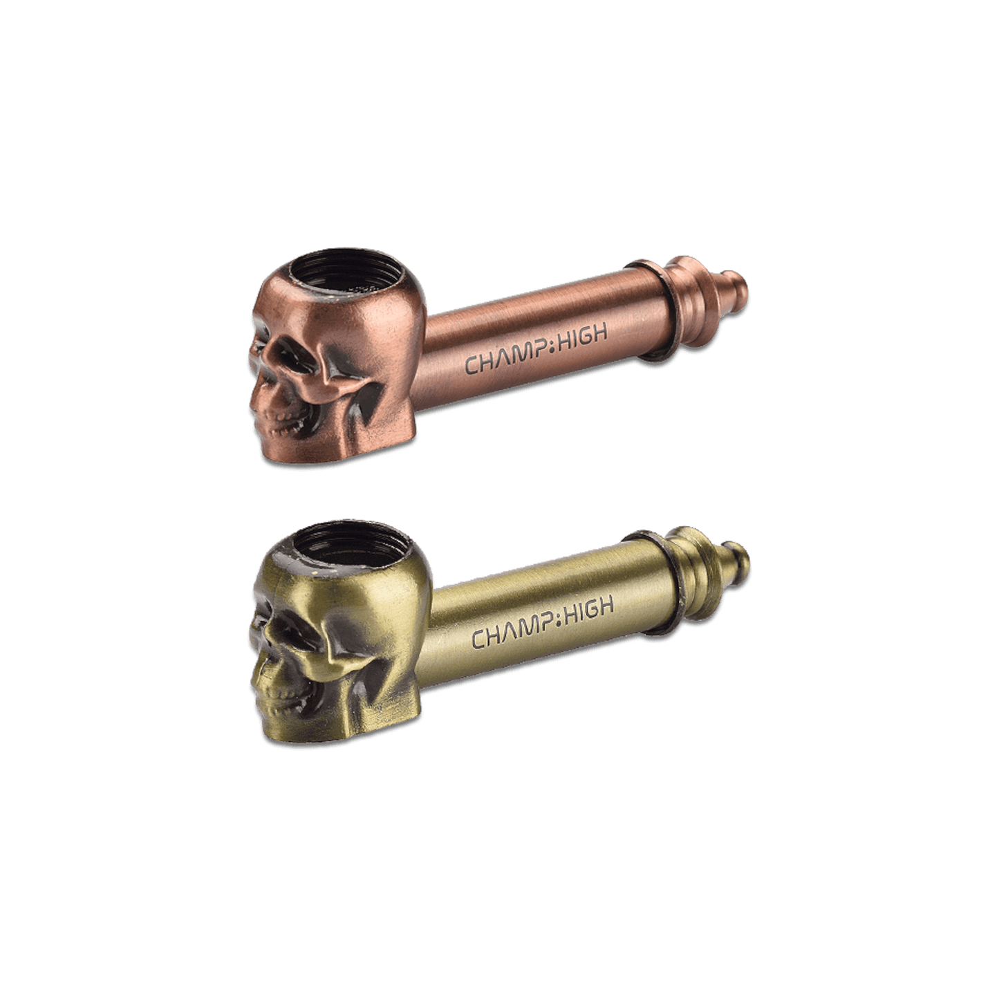Champ High Metall Skull Pipe