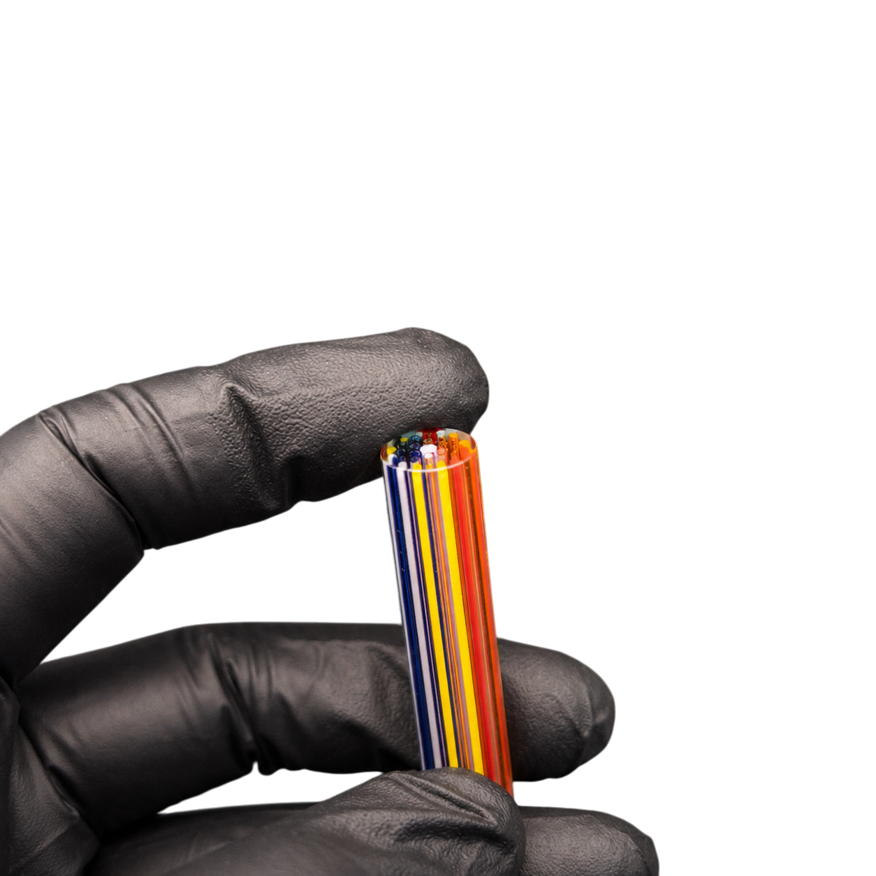 Glas Tip Rainbow Core – 10 mm – Handcrafted