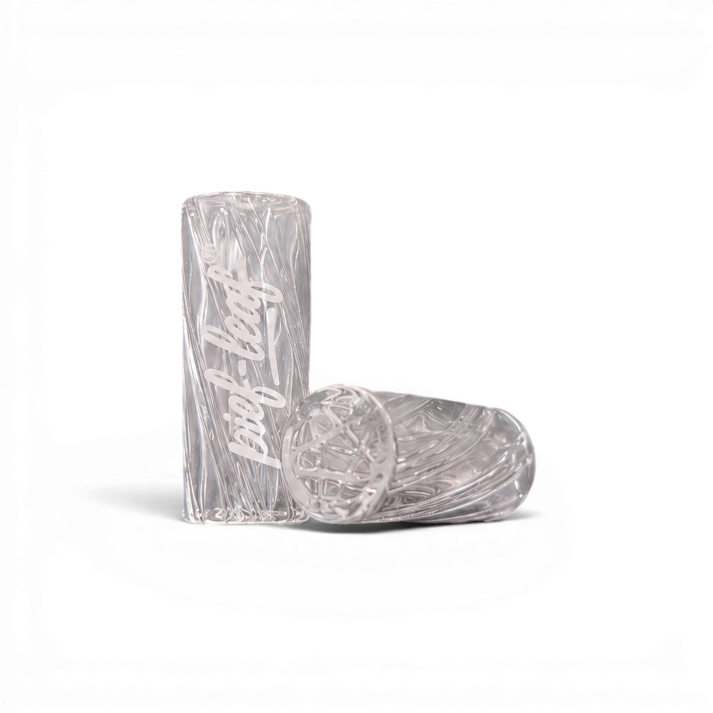 Clear Star Core Glas Tip mit Pief-Leaf® Logo Print