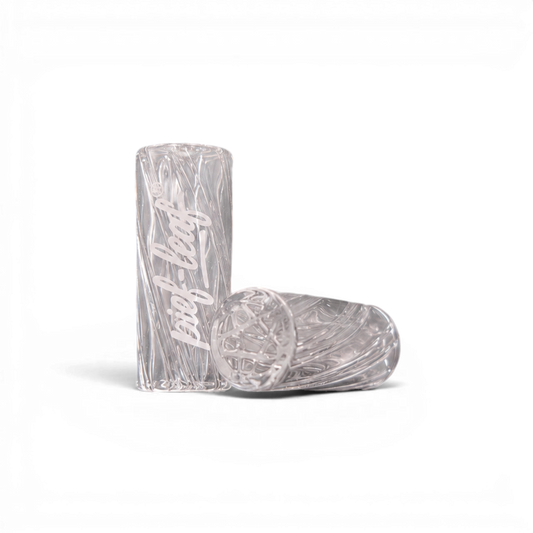 Clear Star Core Glas Tip mit Pief-Leaf® Logo Print