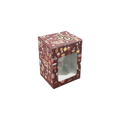 Glasbong im Becherdesign Coffeemug mit Köpfchen