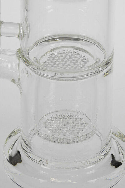 Honeycomb Bong mit kräftiger Glasstärke