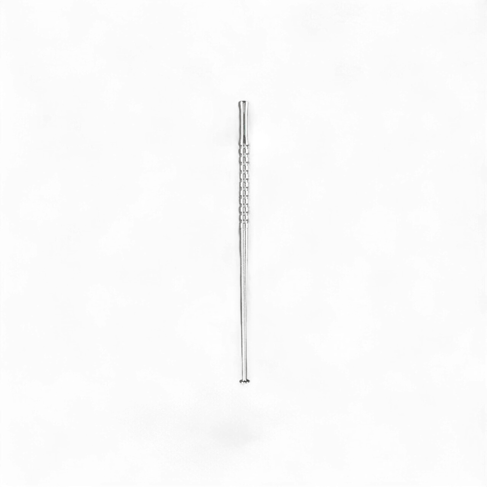 Titan-Dabber 9 cm – silberner Dabber aus Titan, kompakt & langlebig, Pief-Leaf®.