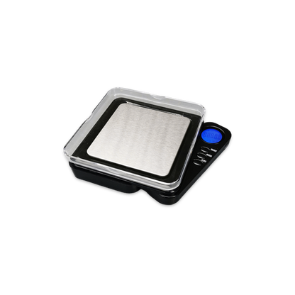 Kompakte Digitalwaage HY-GS, 1000 g/0,1 g, quadratisch mit Display, inklusive Batterien – ideal für präzises Wiegen