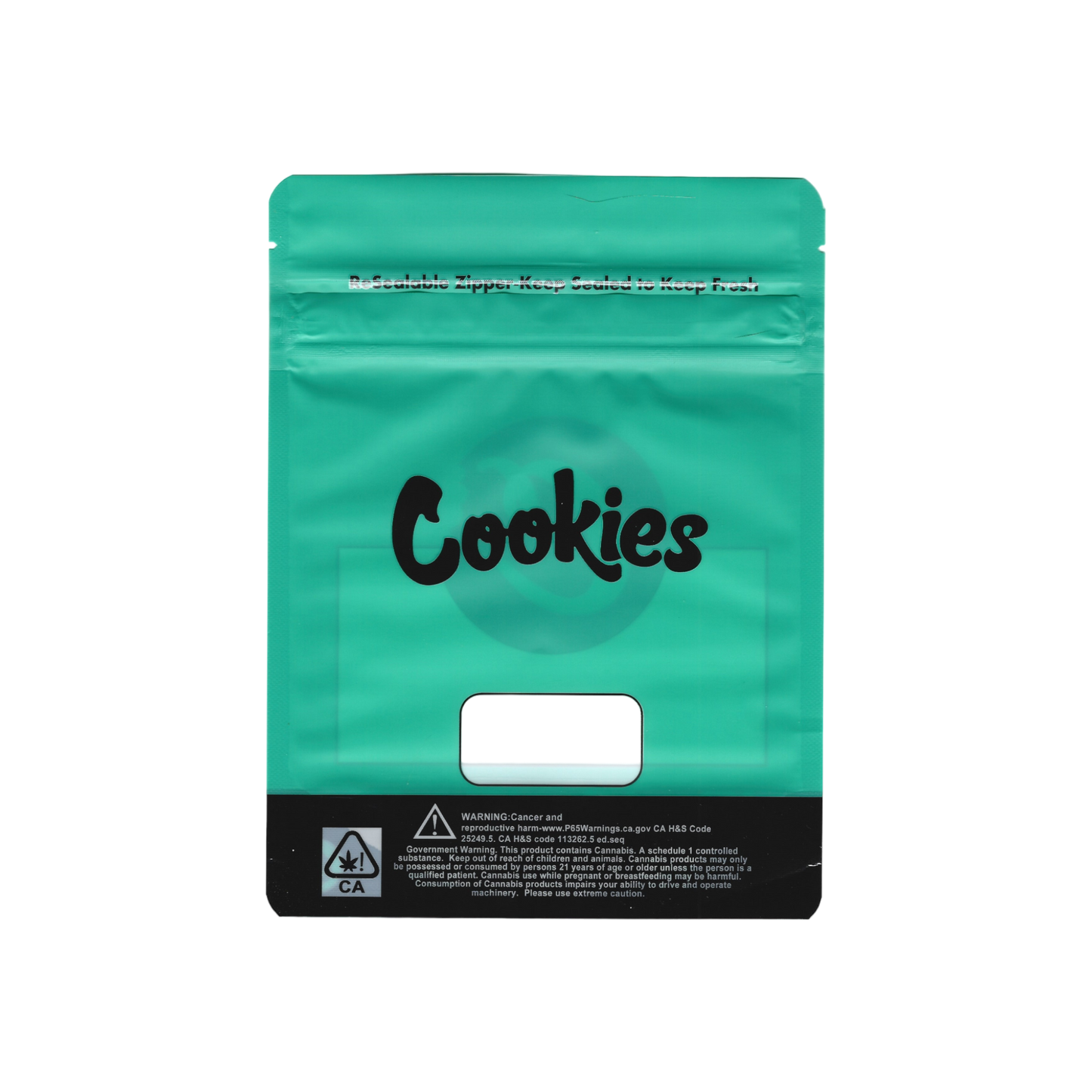 10x Cookies green Mylar Bag 28g/1oz. - Leer