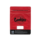 10x Cookies red Mylar Bag 28g/1oz. - Leer