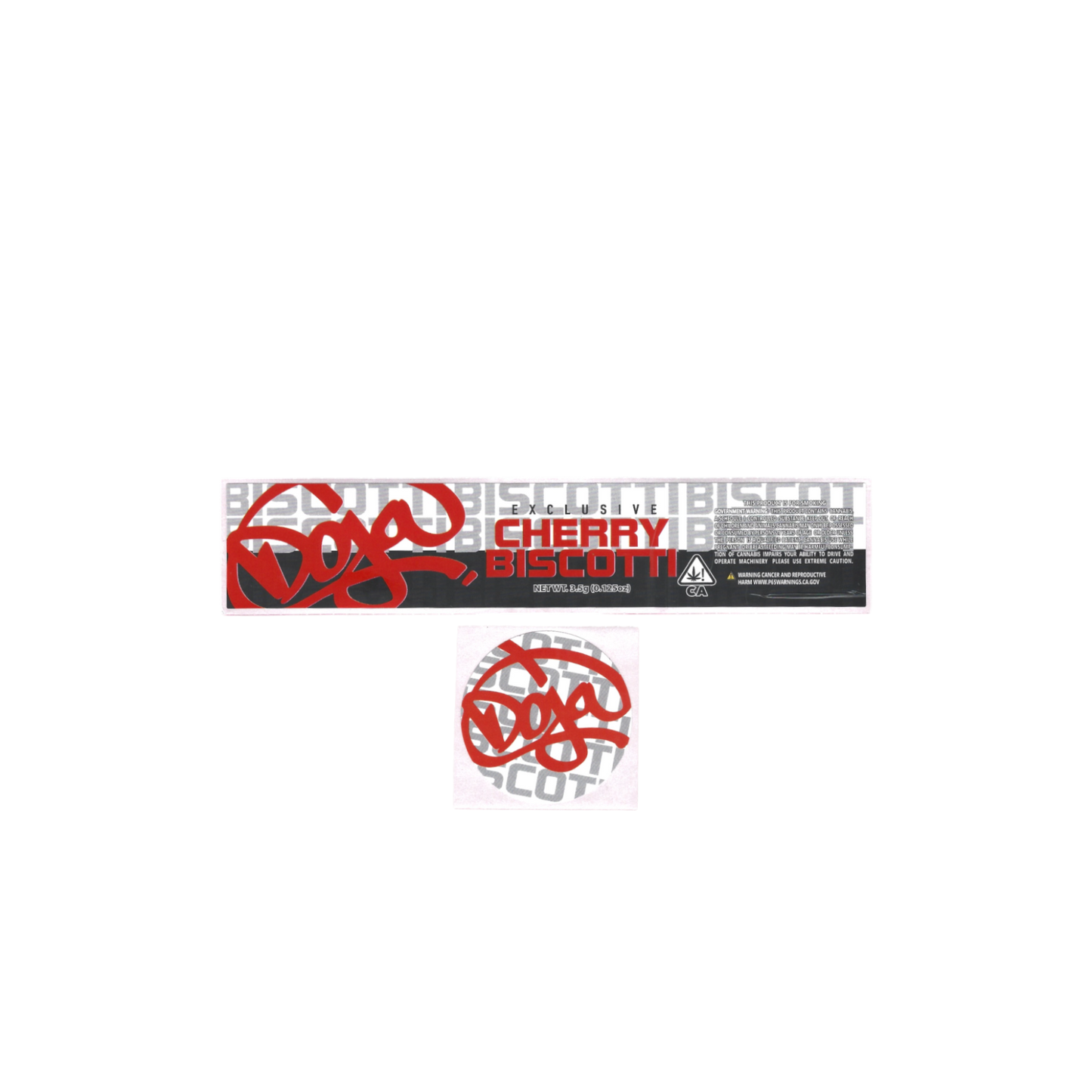 Doja Cherry Biscotti Sticker