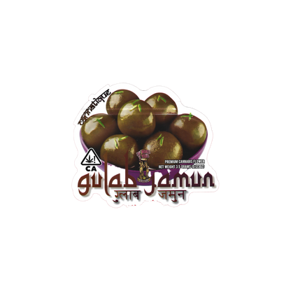 10x Cannatique gulab jamun shaped Mylar Bag 3,5g - Leer