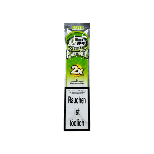 Double Premium Apple Martini Blunt Wraps 2 Stück mit fruchtigem Apfel-Aroma