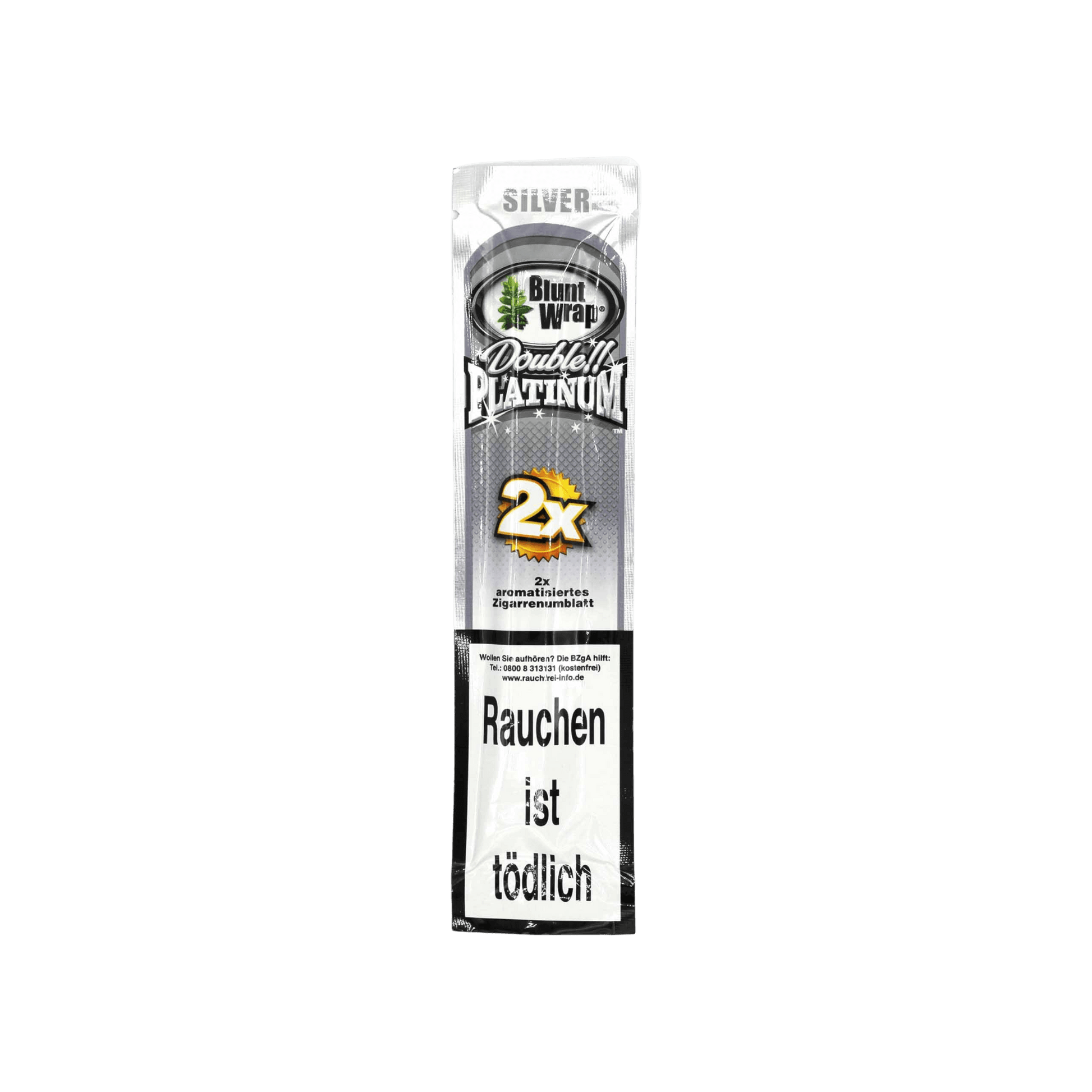 Double Premium Berries Blunt Wraps 2 Stück aus echtem Tabakblatt