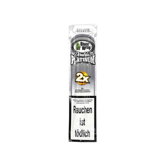 Double Premium Berries Blunt Wraps 2 Stück aus echtem Tabakblatt