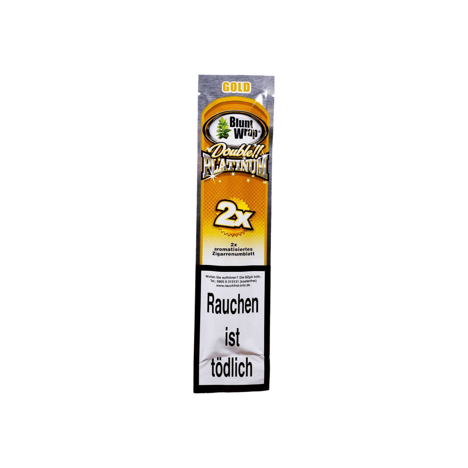 Double Premium Wild Honey Blunt Wraps 2 Stück mit süßem Honig-Aroma