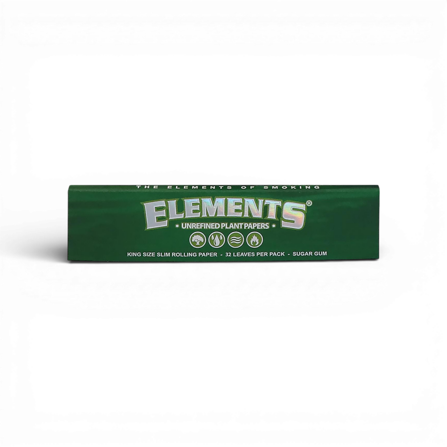 ELEMENTS Green Papers King Size Slim grün