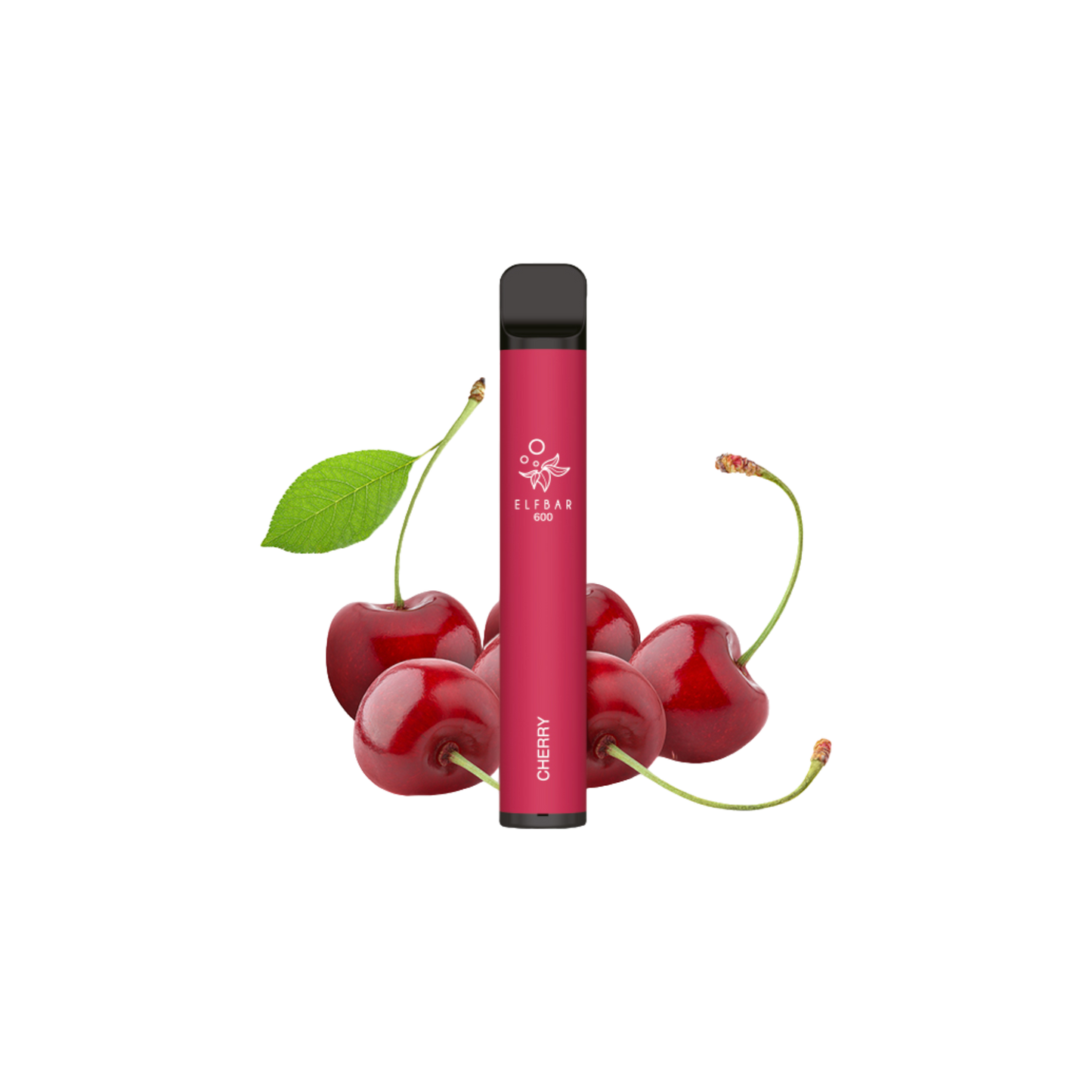 ELFBAR 600 - "Cherry" (Kirsche) - E-Shisha - ohne Nikotin - 600 Züge