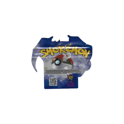 10x Smokemon charzaza shaped Mylar Bag 3,5g - Leer