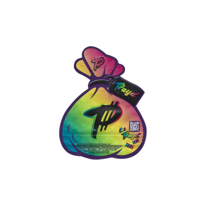 10x Jokes Up Payd yellow Mylar Bag 3,5g - Leer