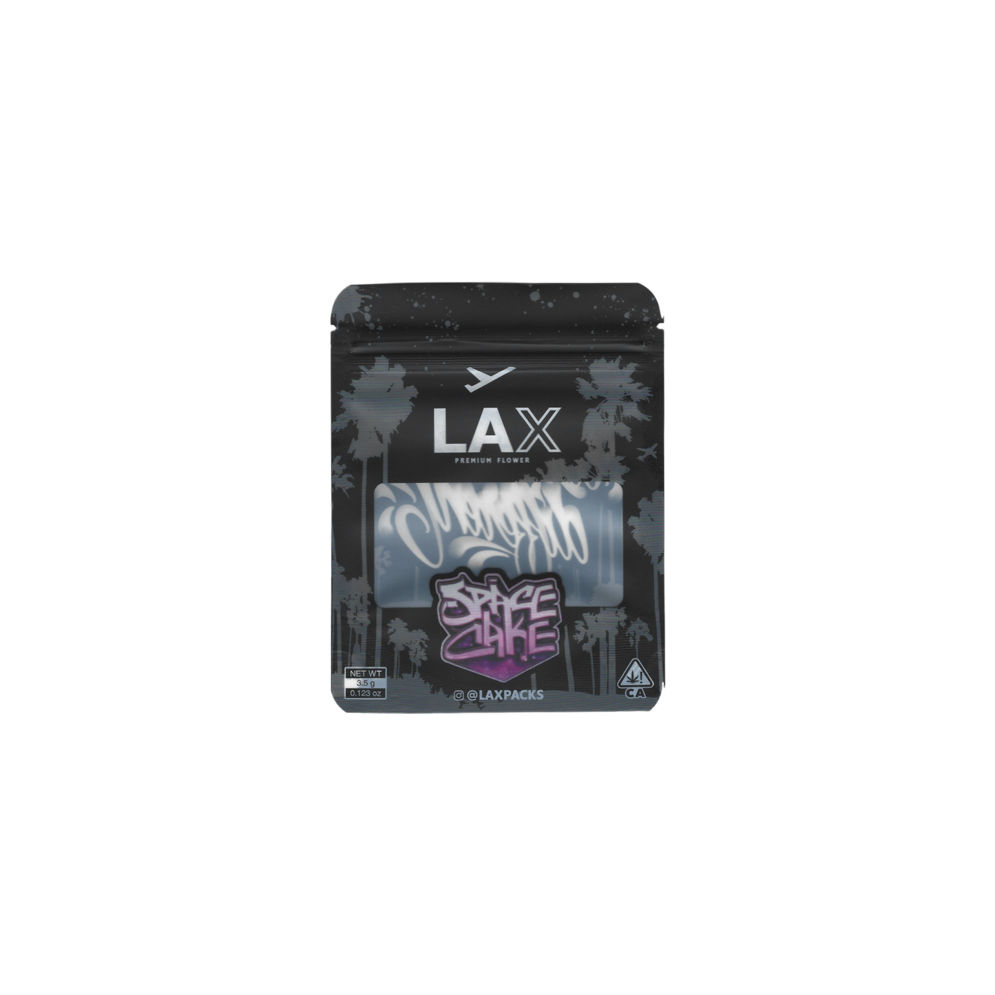 10x LAX Space cake Mylar Bag 3,5g - Leer