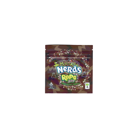 10x Nerds rope bites super potent formula Mylar Bag 600mg - Leer