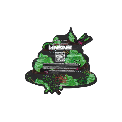 10x THE TEN co. Wazabi shaped Mylar Bag 3,5g - Leer