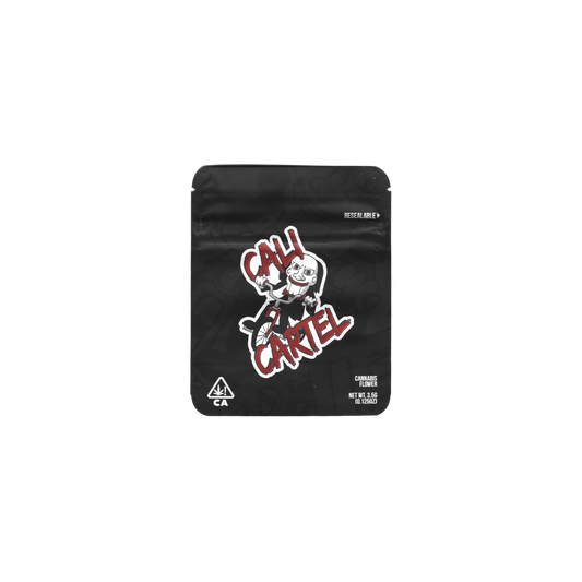 10x Cali Cartel Mylar Bag 3,5g - Leer