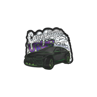 10x Cannatique URUS shaped Mylar Bag 3,5g - Leer