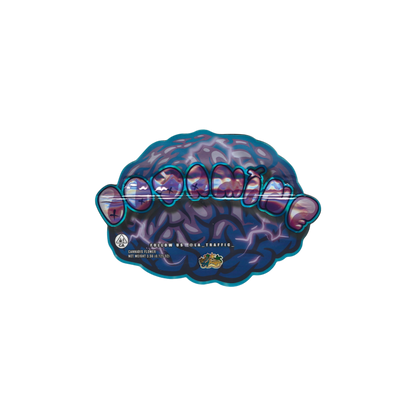 10x LA. TRAFFIC DOPAMINE shaped Mylar Bag 3,5g - Leer