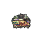 10x FROSTY FUNNEL CAKE YUMZ shaped Mylar Bag 3,5g - Leer