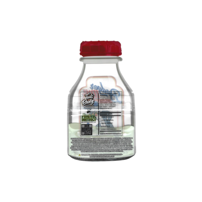 10x Teds Budz Badger Milk shaped Mylar Bag 3,5g - Leer