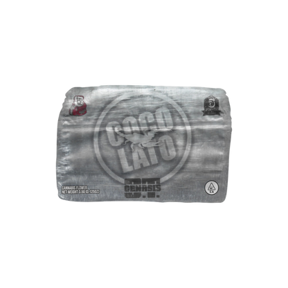 10x Backpackboyz COCO LATO shaped Mylar Bag 3,5g - Leer