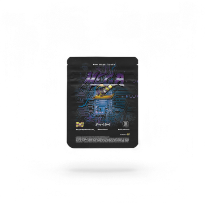 10x Super Dope Mega Z Black Mylar Bag 3,5g - Leer