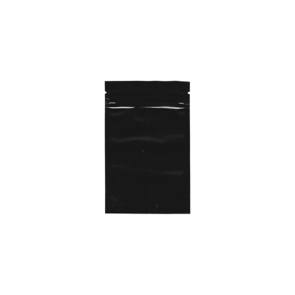 100x Black Mylar Bag Sichtfenster 3,5-7g - Leer