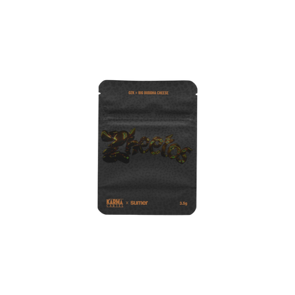 10er-Pack leere Sumer Zheetos Mylar Bags (3.5g) mit buntem Design – luftdicht, blickdicht und wiederverschließbar.