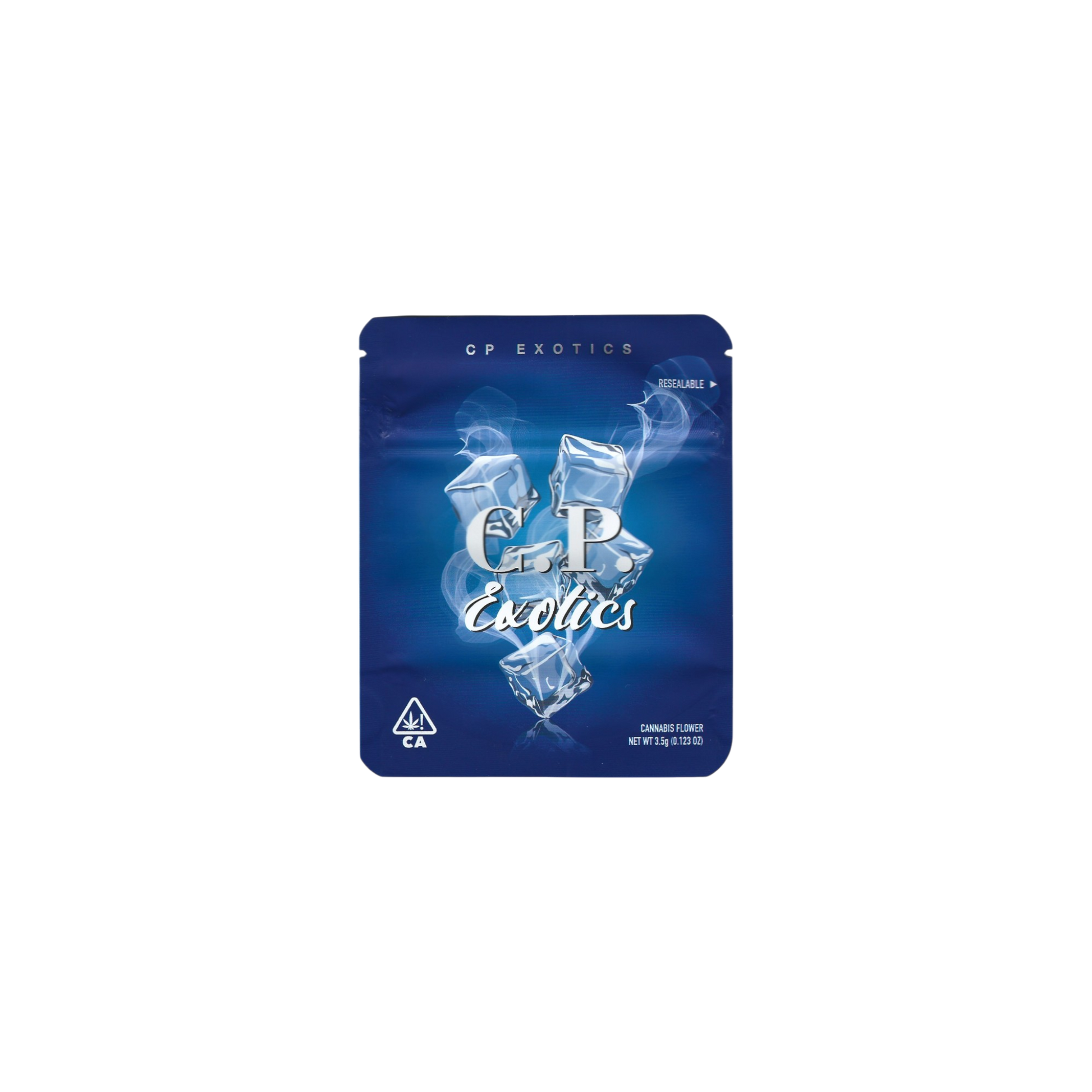 10er-Pack leere C.P. Exotics Mylar Bags (Zkittlez x Gelato41, 3.5g) – auffälliges Design, blickdicht & perfekt zum Sammeln.
