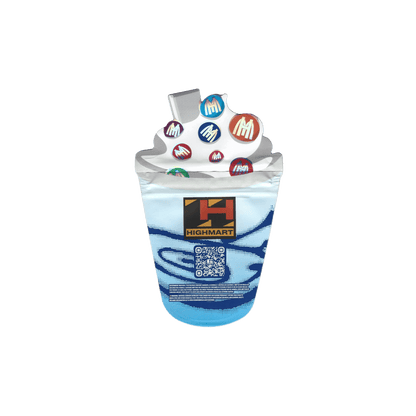 10x Highmart McZlurry shaped Mylar Bag 3,5g - Leer