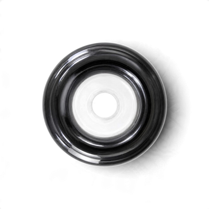 Bongköpfchen aus Borosilikatglas mit farbigem Rand