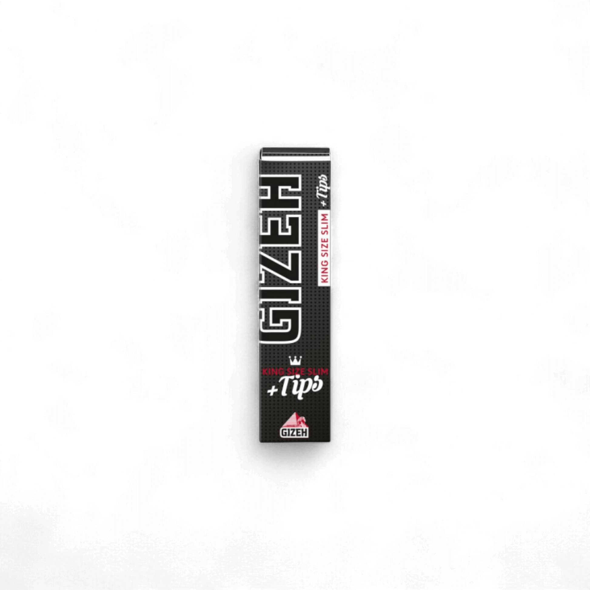GIZEH Black King Size Slim + Tips