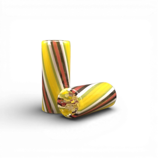 Glas Tip 12 mm – 7 Loch – gestreift