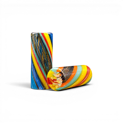 Glas Tip 12 mm Effektglas mit 7 Loch Vortex