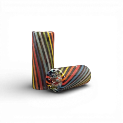 Glas Tip 12 mm Schwarz Bunt mit 7 Loch Vortex kaufen