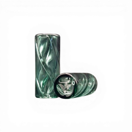 Glas Tip 12 mm Twister Grün