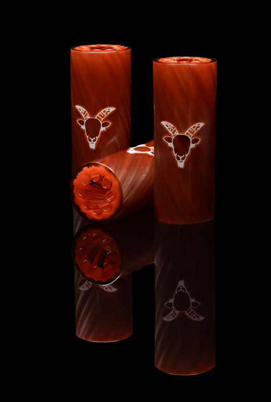 Glas Tip Molten Aura 8 Hole Roll with the Goat