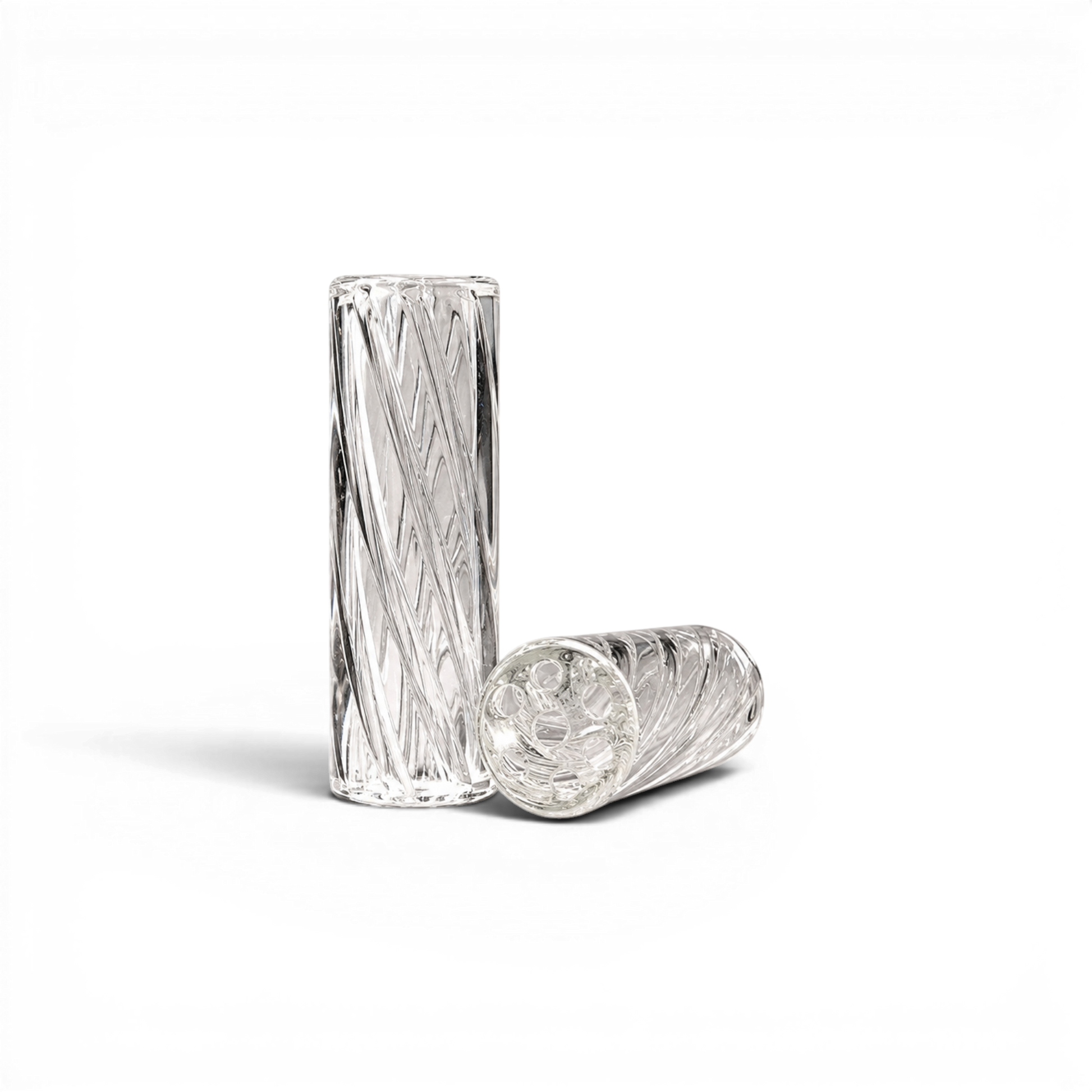 Glas Tip Opal Glow 10 mm mit 7 Hole Vortex