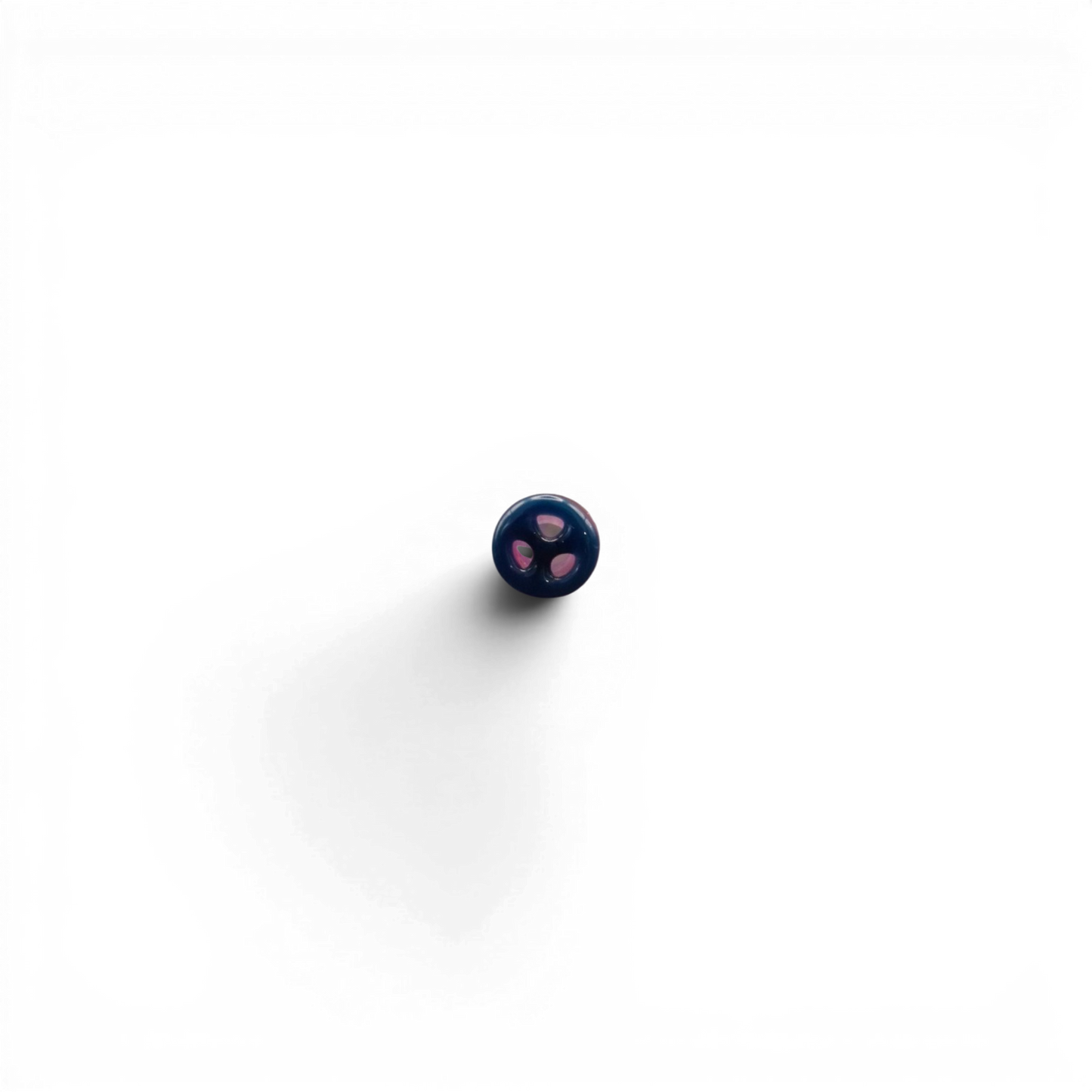 Glas Tip lila Wavy Unikat BradB Glass