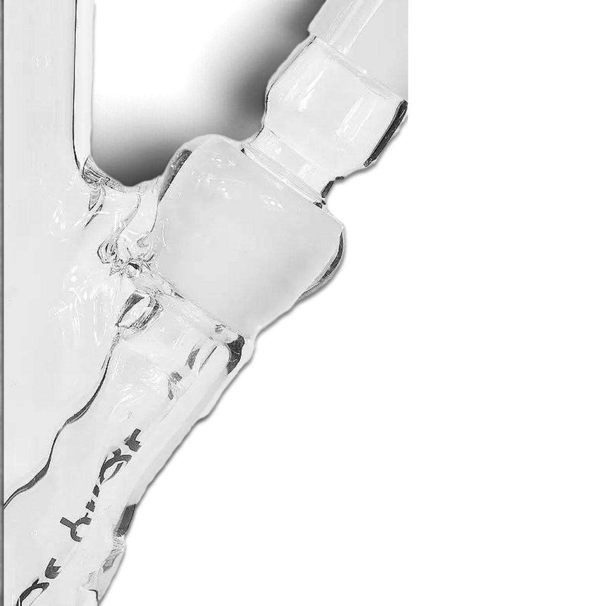 Große Greenline Zylinderbong mit 4 mm Glasstärke