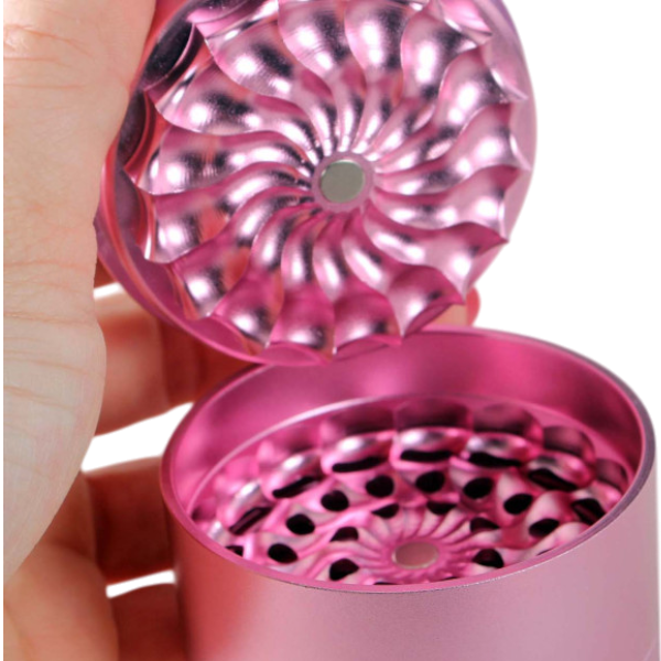 Grinder Black Leaf 5 teilig schwarz