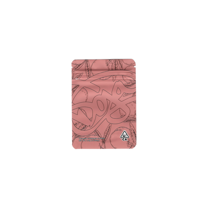 10er-Pack Mylar Bags im Cali-Style (3.5g, leer) – farbenfroh, blickdicht und wiederverschließbar.